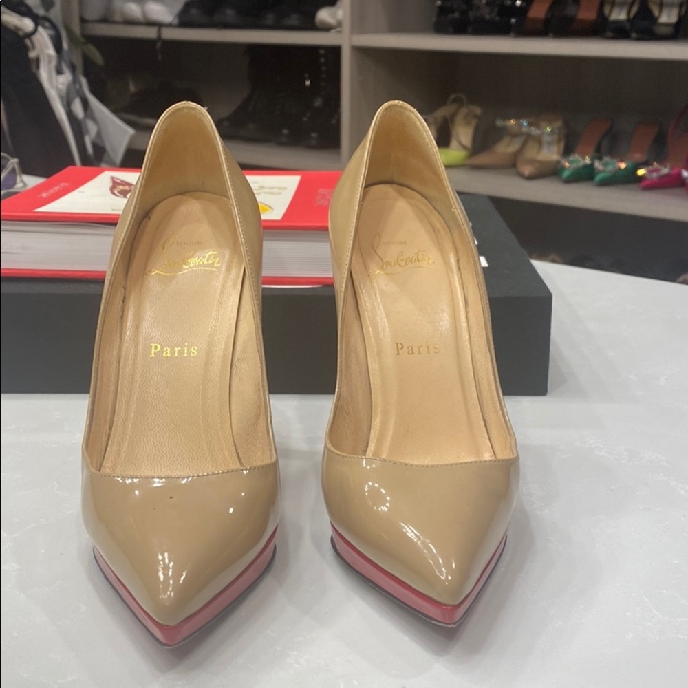 Christian Louboutin shoes 100mm with mini platform